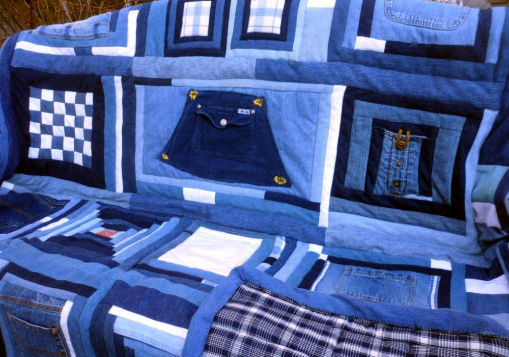 Blue Jean Sampler Quilt Milkweed Quilts
