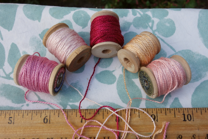 pink rose and golden peach silk embroidery thread pink rose and golden peach silk embroidery thread