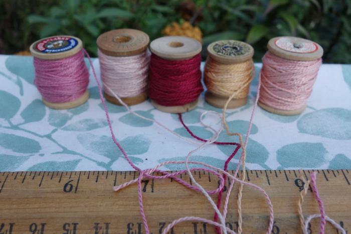 pink rose and golden peach silk embroidery thread pink rose and golden peach silk embroidery thread