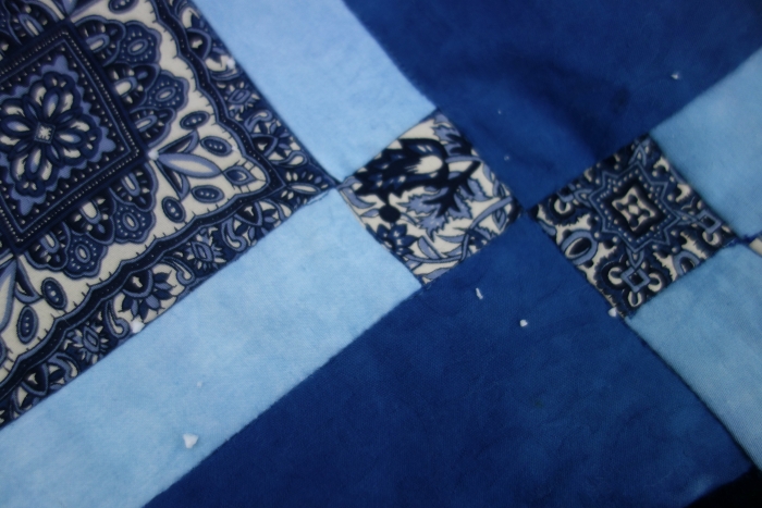 indigo Christmas stocking