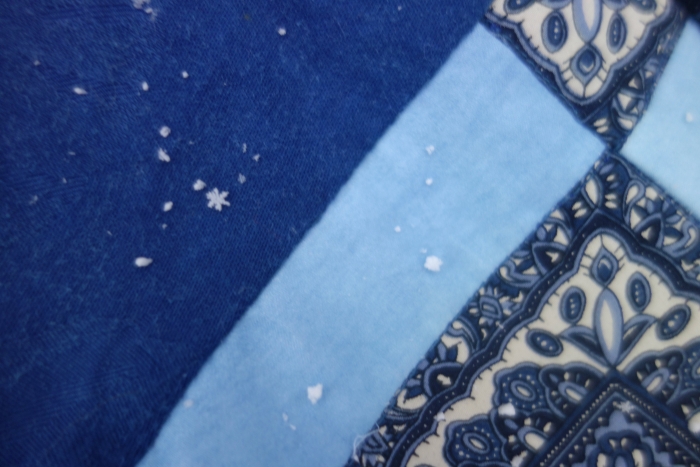 indigo Christmas stocking