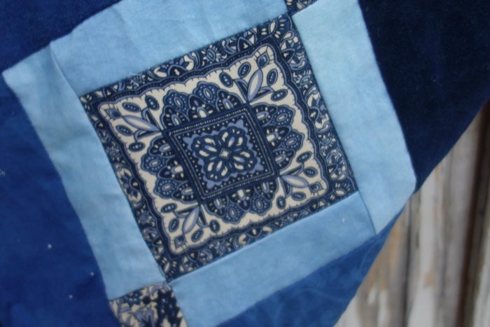 indigo Christmas stocking