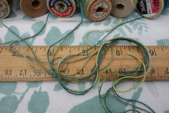 madder pinks and indigo greens on silk embroidery thread madder pinks and indigo greens on silk embroidery thread