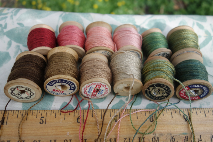 naturally dyed silk embroidery thread