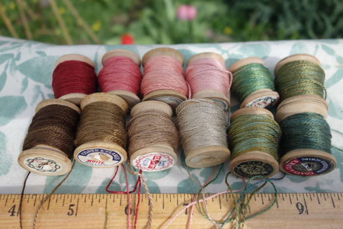 naturally dyed silk embroidery thread
