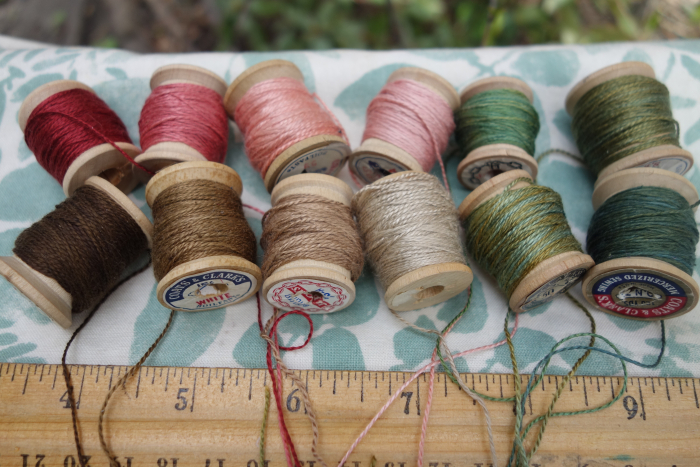 naturally dyed silk embroidery thread