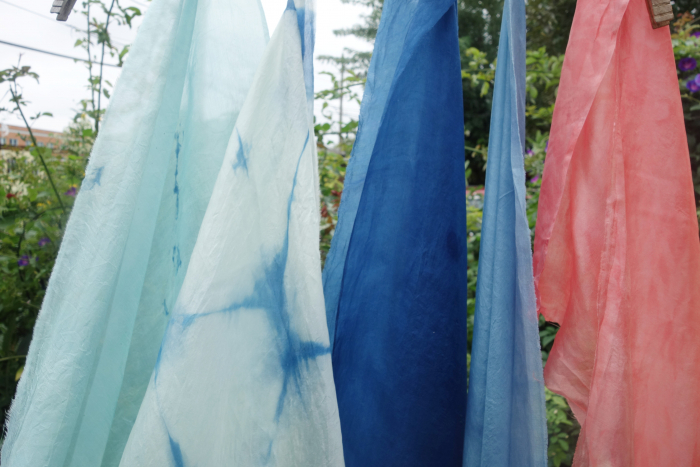 naturally dyed 5mm habotai silk
