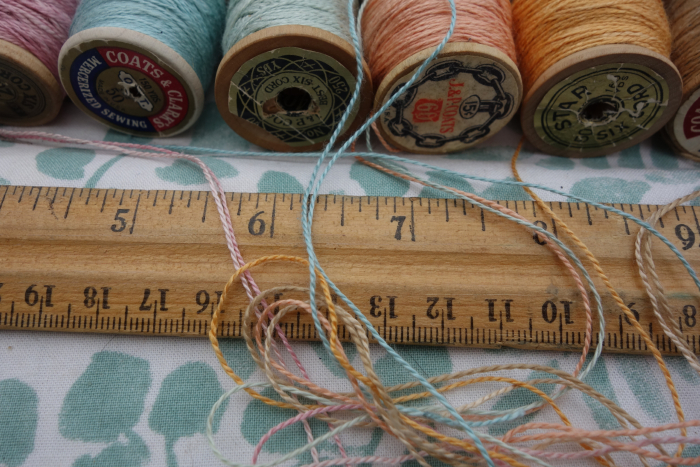 naturally dyed pastel shades sik embroidery thread 20 yards each