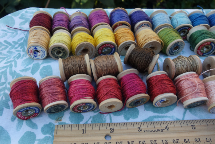 naturally dyed silk embroidery thread