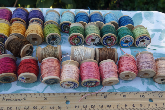 naturally dyed silk embroidery thread
