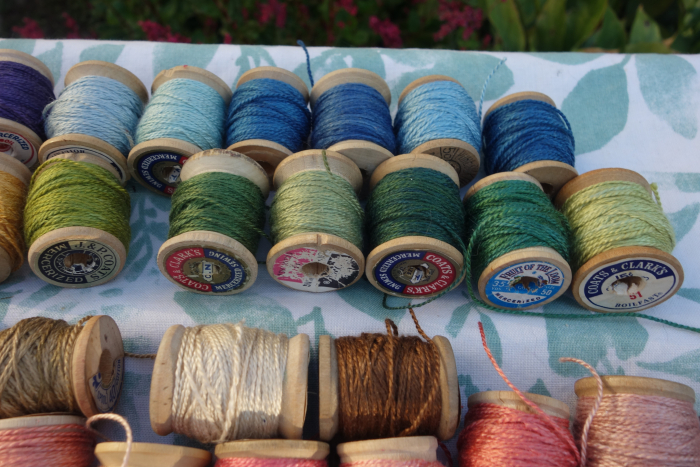 naturally dyed silk embroidery thread