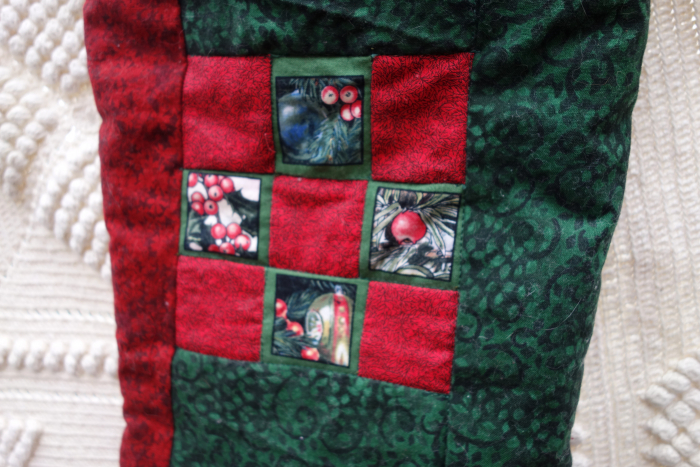 Box tree fairy Christmas stocking