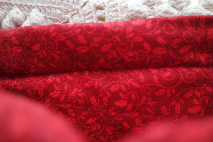 flower fairy christmas stocking lining