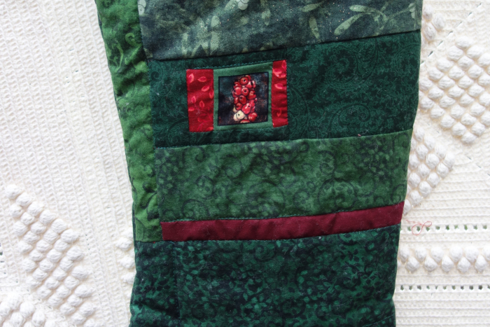 lords and ladies flower fairy christmas stocking