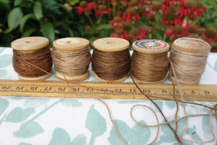 walnut dyed silk embroidery thread walnut dyed silk embroidery thread