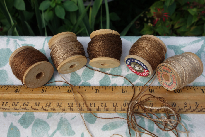 walnut dyed silk embroidery thread walnut dyed silk embroidery thread