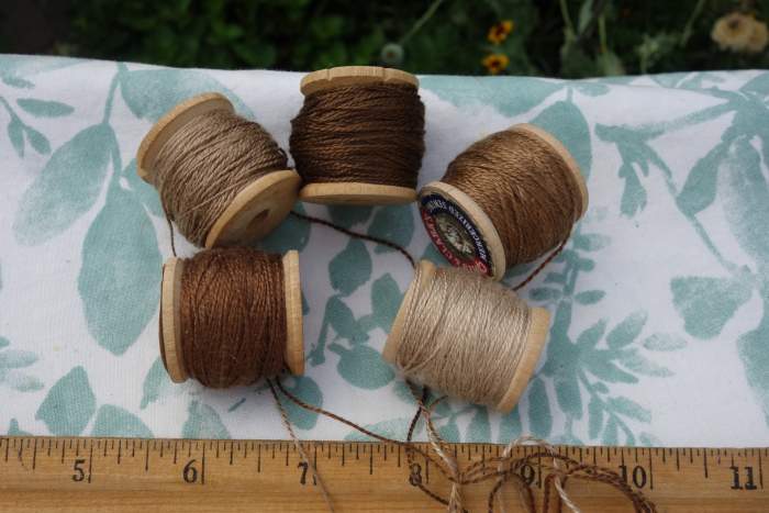 walnut dyed silk embroidery thread walnut dyed silk embroidery thread