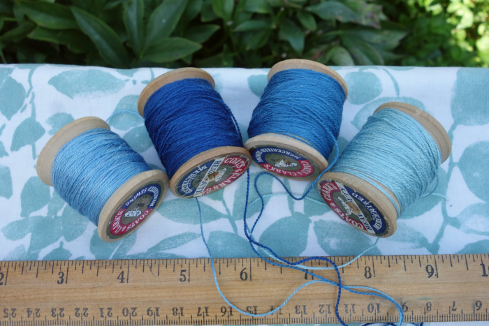indigo dyed silk embroidery threads indigo dyed silk embroidery threads
