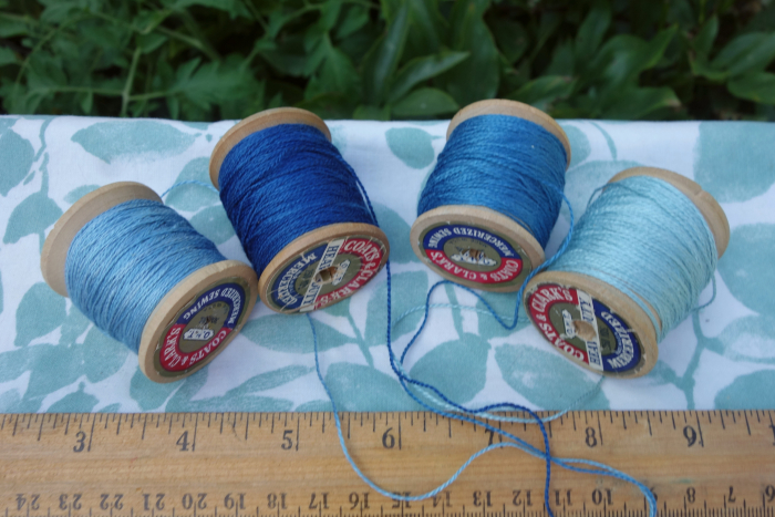 indigo dyed silk embroidery threads indigo dyed silk embroidery threads