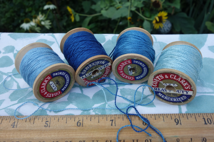 indigo dyed silk embroidery threads indigo dyed silk embroidery threads