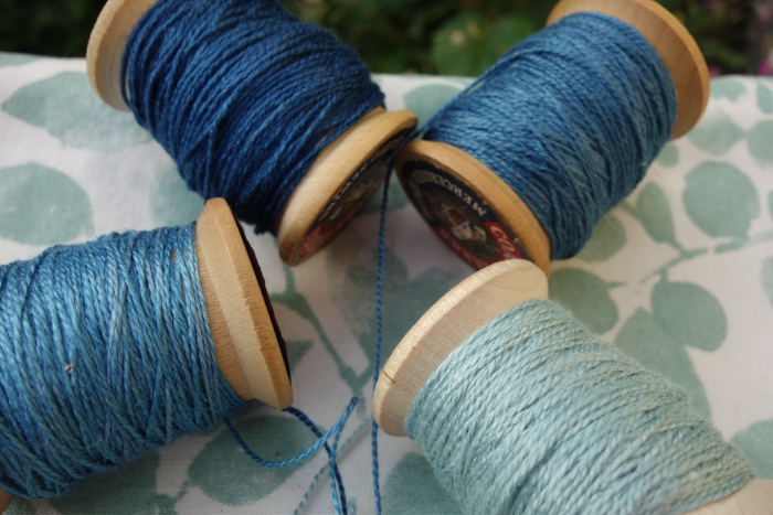 indigo dyed silk embroidery threads indigo dyed silk embroidery threads