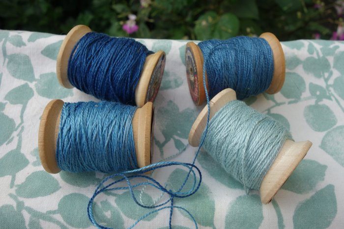 indigo dyed silk embroidery threads indigo dyed silk embroidery threads