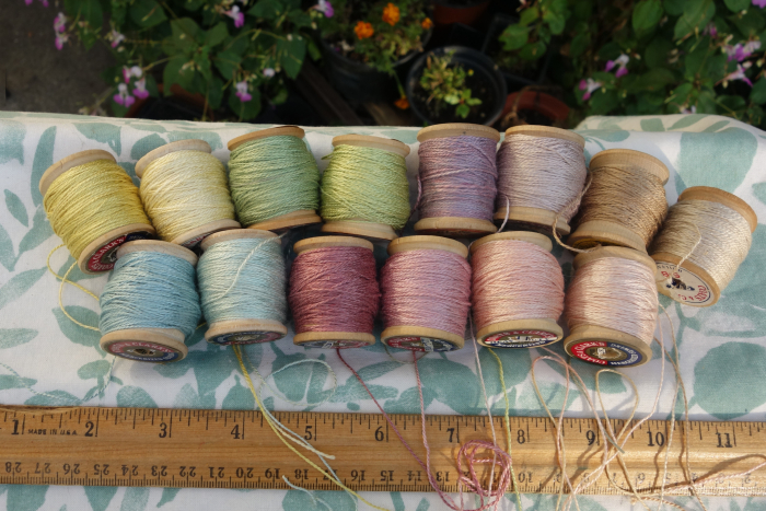 naturally dyed silk thread pastel shades naturally dyed silk thread pastel shades
