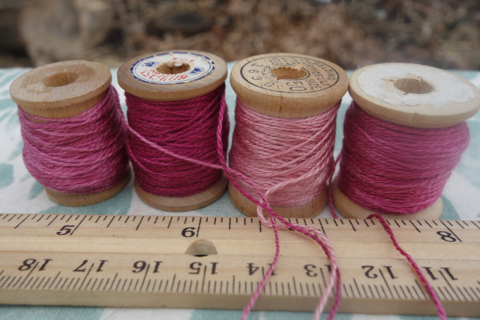 naturally dyed silk embroidery thread