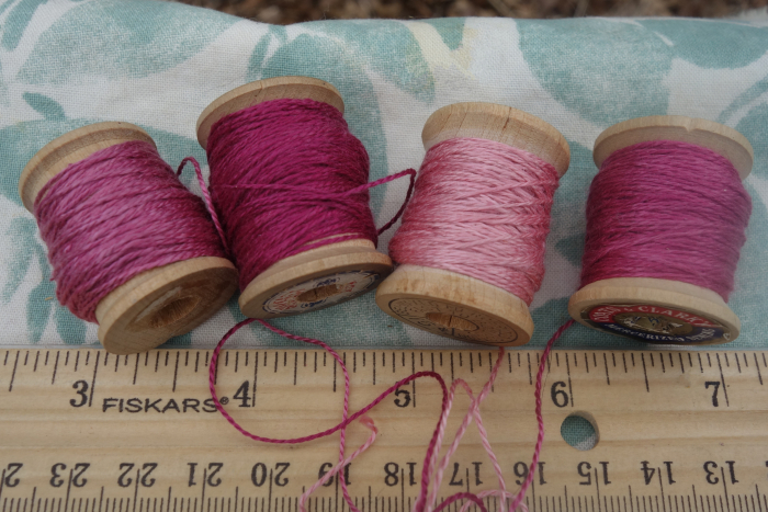 naturally dyed silk embroidery thread