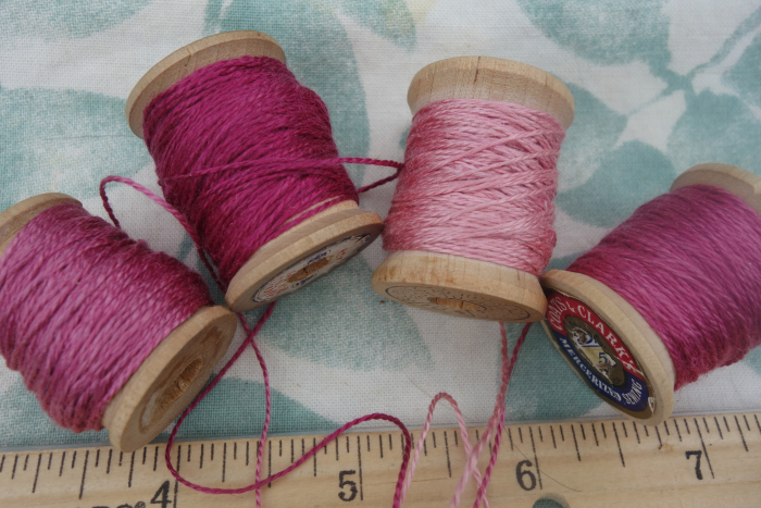 naturally dyed silk embroidery thread