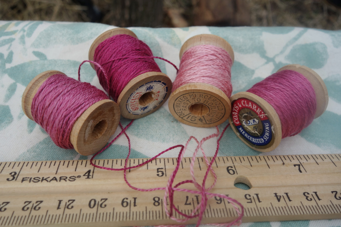 naturally dyed silk embroidery thread