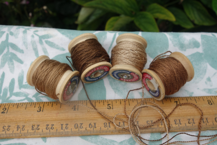 walnut dyed silk embroidery threa walnut dyed silk embroidery threa