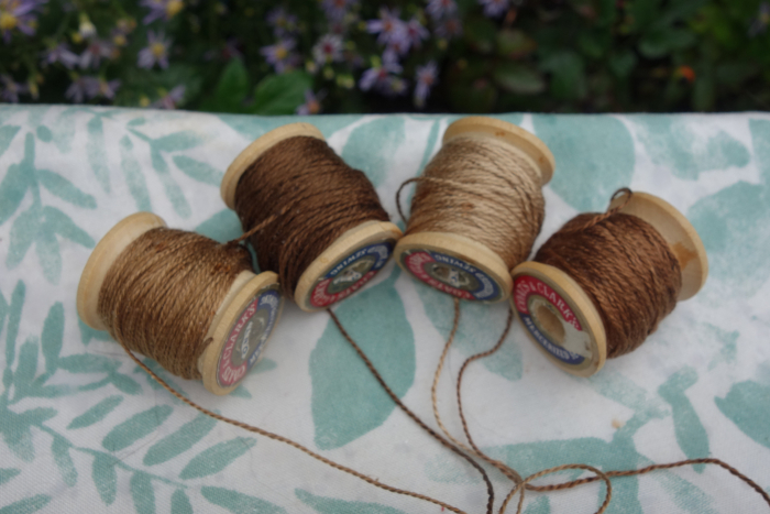 walnut dyed silk embroidery threa walnut dyed silk embroidery thread