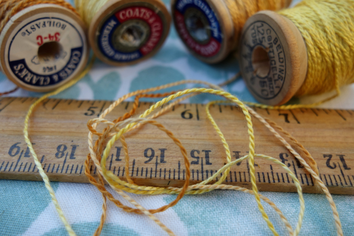 plant dyed yellow silk embroidery thread plant dyed yellow silk embroidery thread