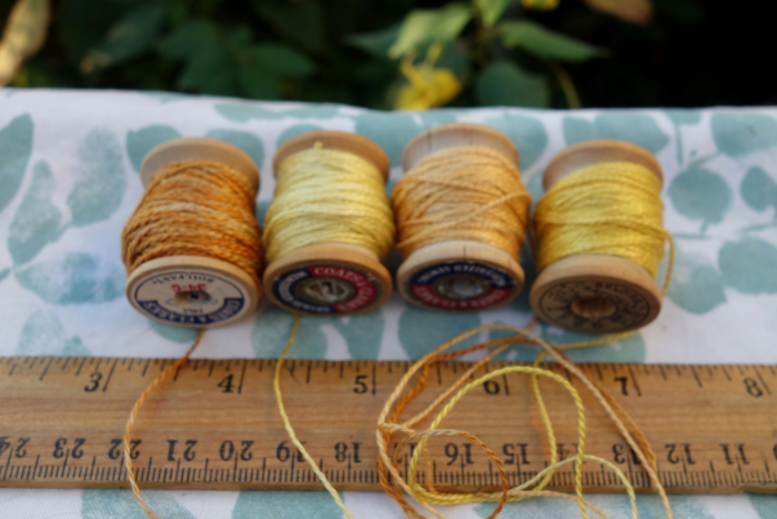 plant dyed yellow silk embroidery thread plant dyed yellow silk embroidery thread