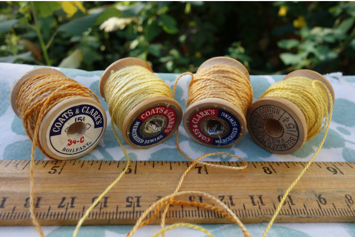 plant dyed yellow silk embroidery thread plant dyed yellow silk embroidery thread
