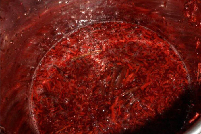 madder root dyebath