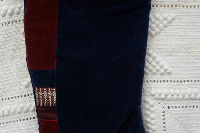 velvet Christmas stocking