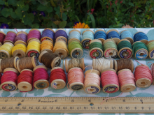 naturally dyed silk embroidery thread