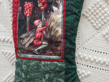 lords and ladies flower fairy christmas stocking